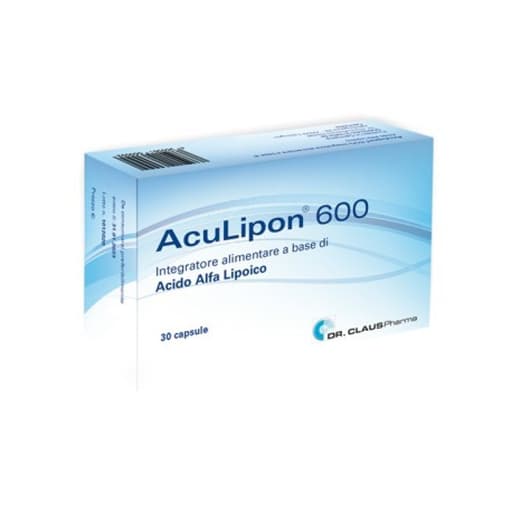 Ácido alfa-lipoico 600 mg – 30 cápsulas | Aculipon 600
