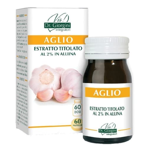 Ajo 250 mg – 60 pastillas | Dr. Giorgini Extracto de Ajo Estandarizado